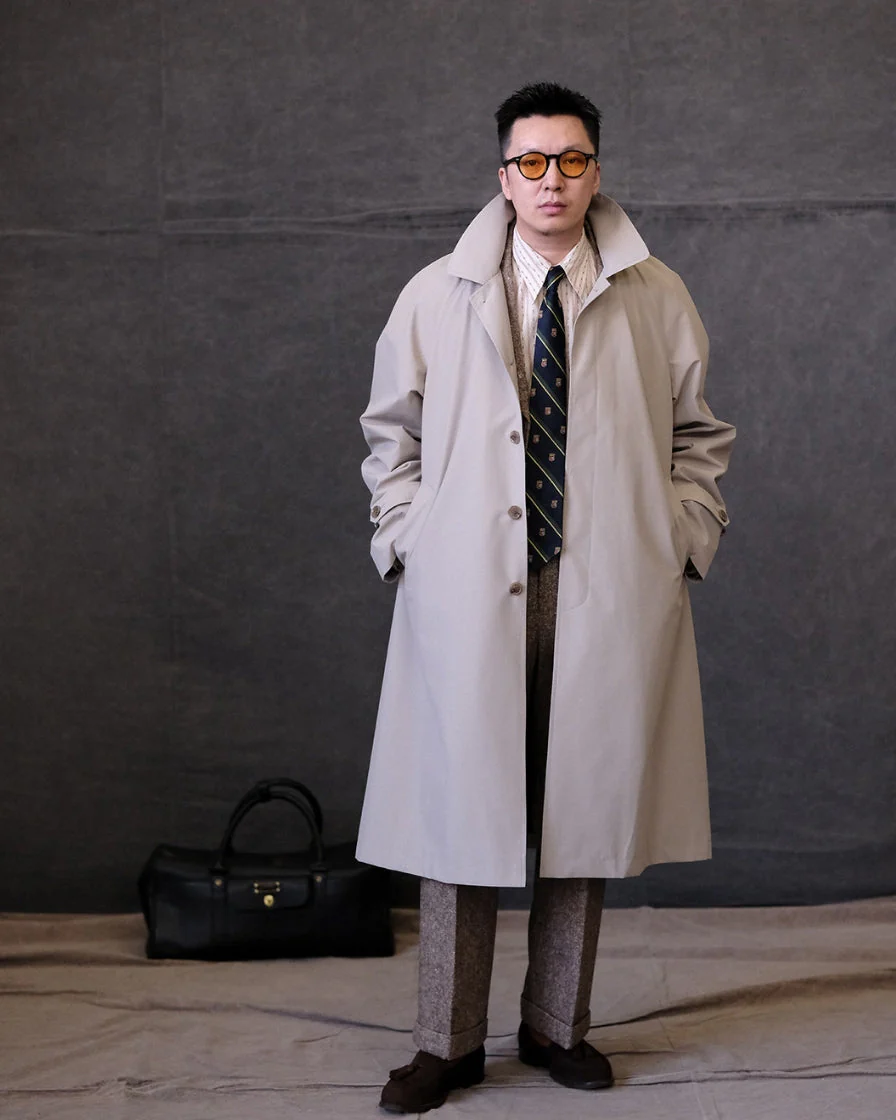 Water Repellent Balmacaan Overcoat - Image 17