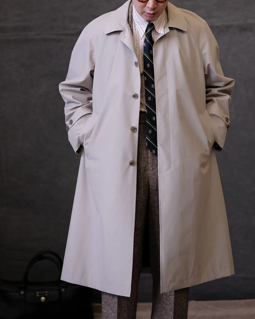 Water Repellent Balmacaan Overcoat - Image 18