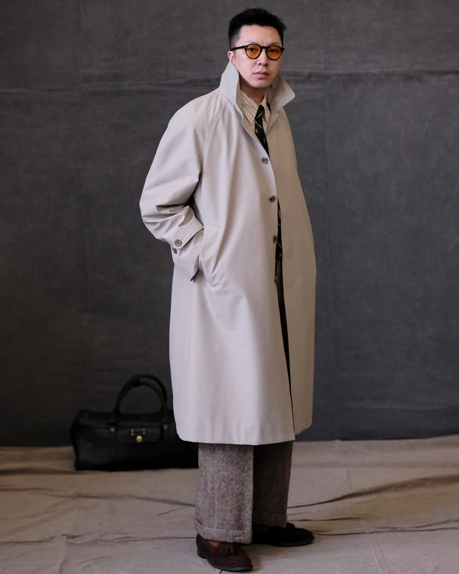 Water Repellent Balmacaan Overcoat - Image 19