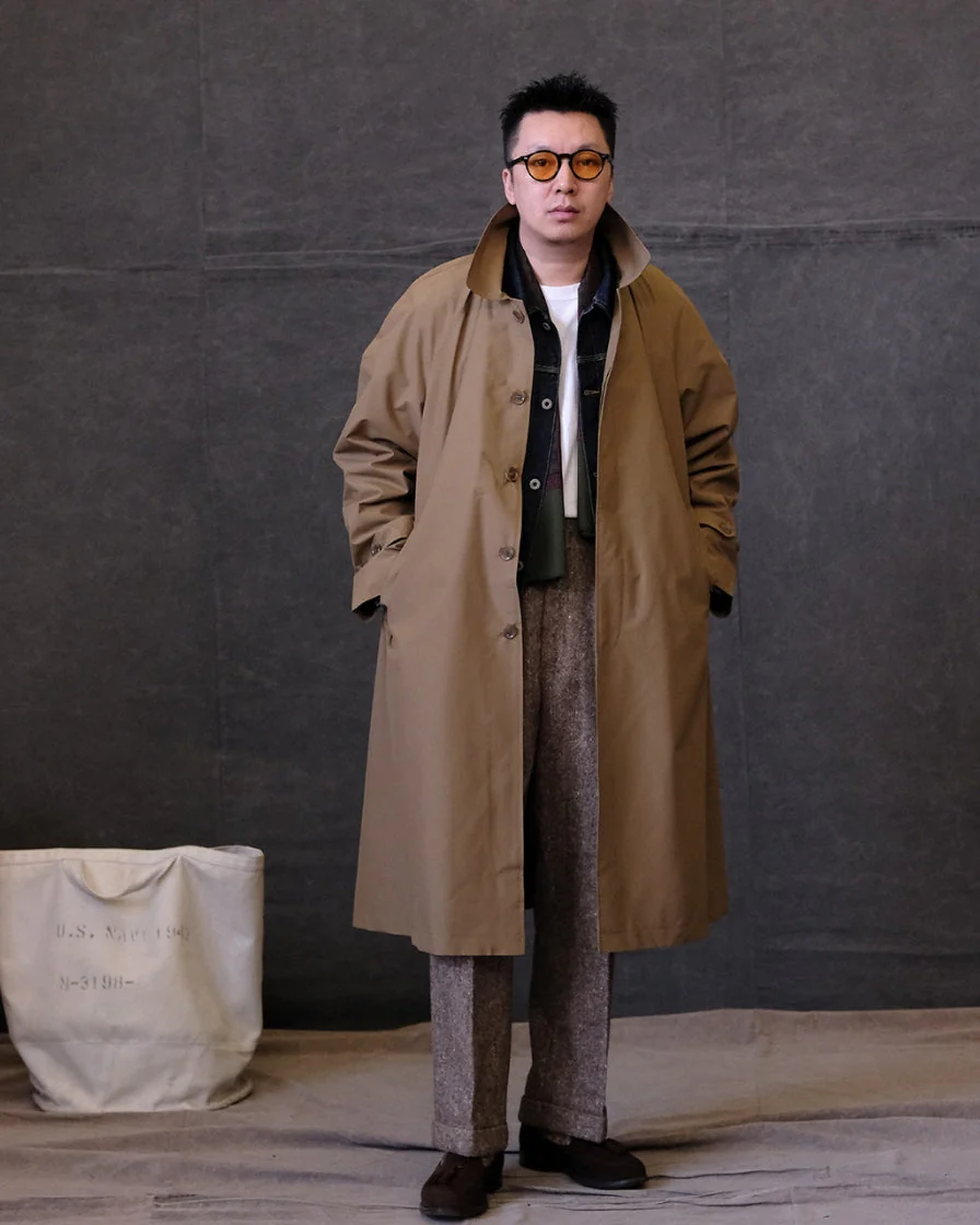 Water Repellent Balmacaan Overcoat - Image 9