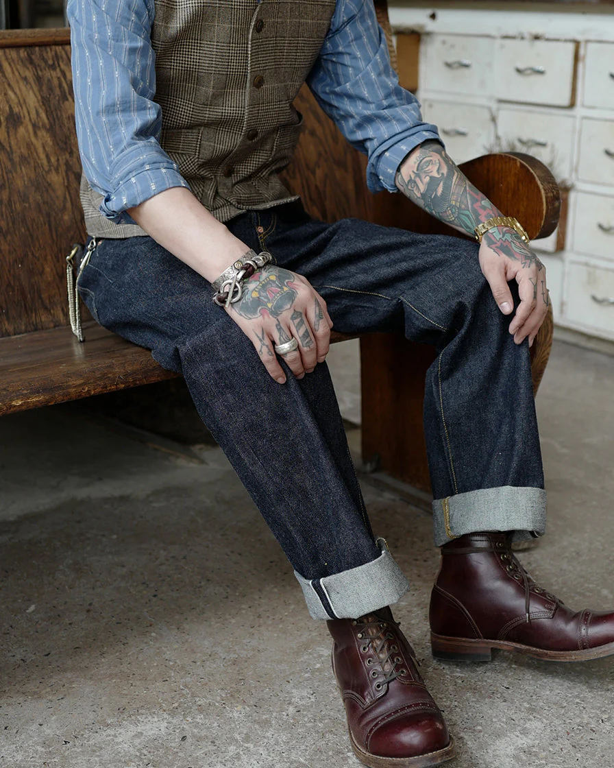 Blue-Collar Workwear Denim Jeans - Image 4