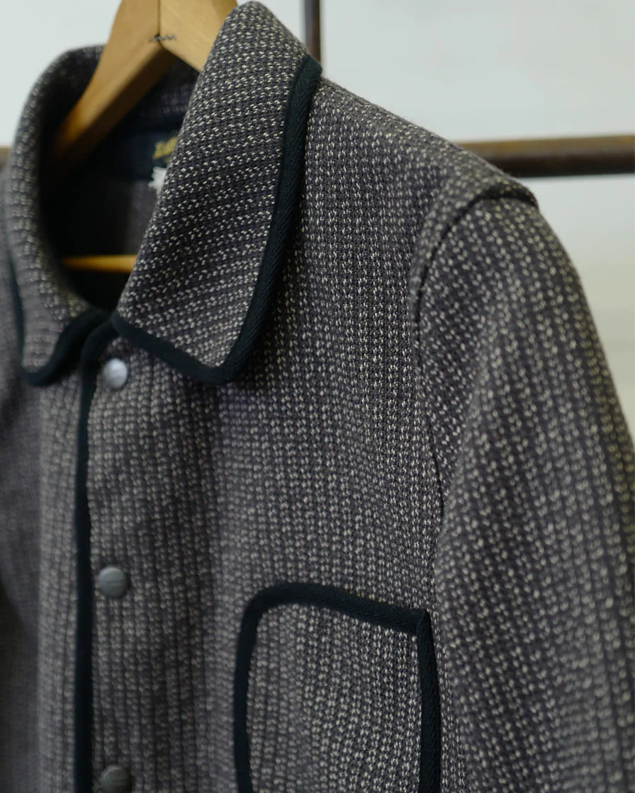 Wool Blend Three Pockets Chore Jacket - Image 9