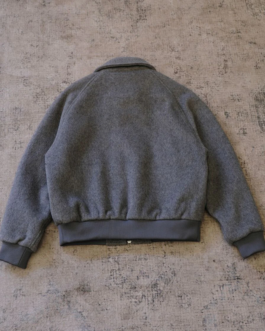 Wool bomber jacket fireman clasp - Image 11