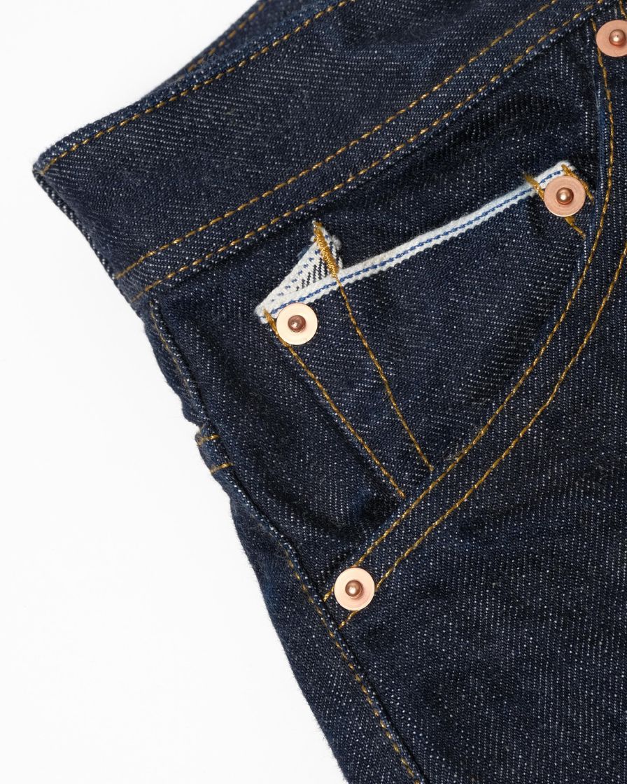 'Work Blue' - Straight-leg Selvedge Raw Denim Jeans - Image 8