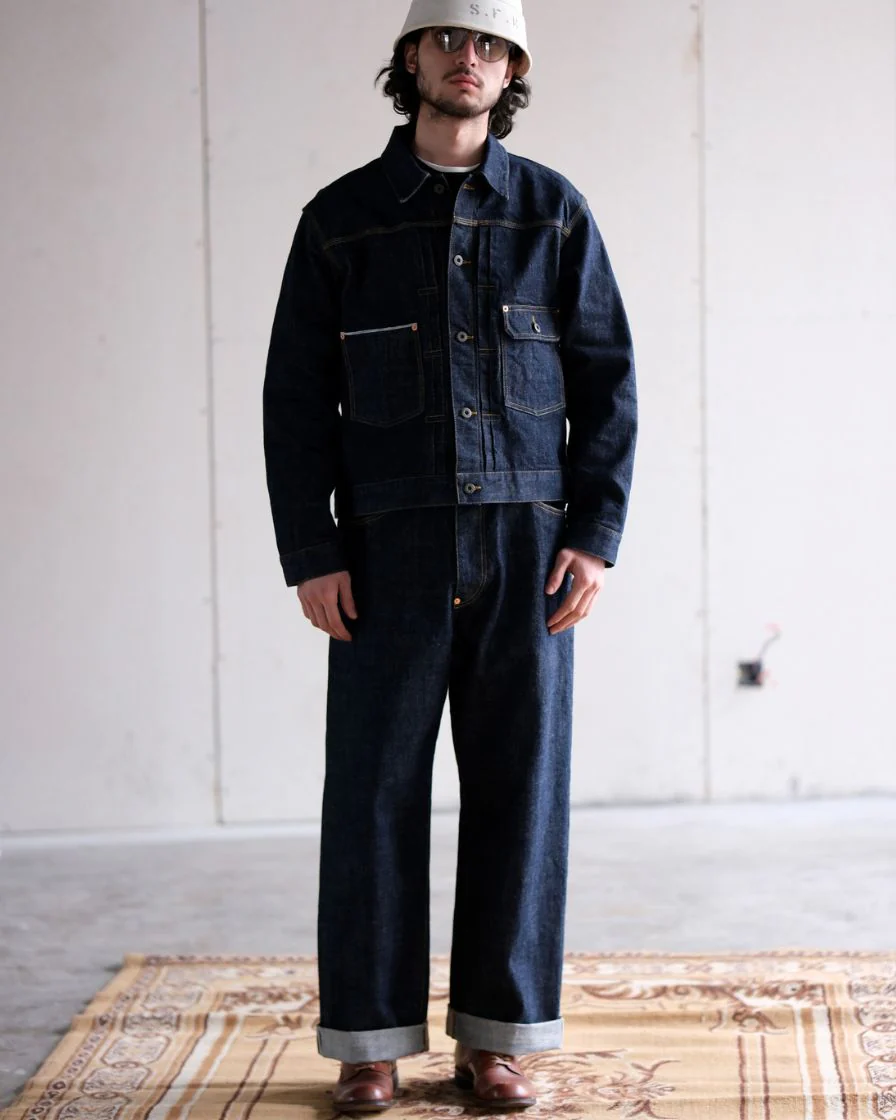 'Work Blue' - Selvedge Raw Denim Type-II Jacket - Image 3