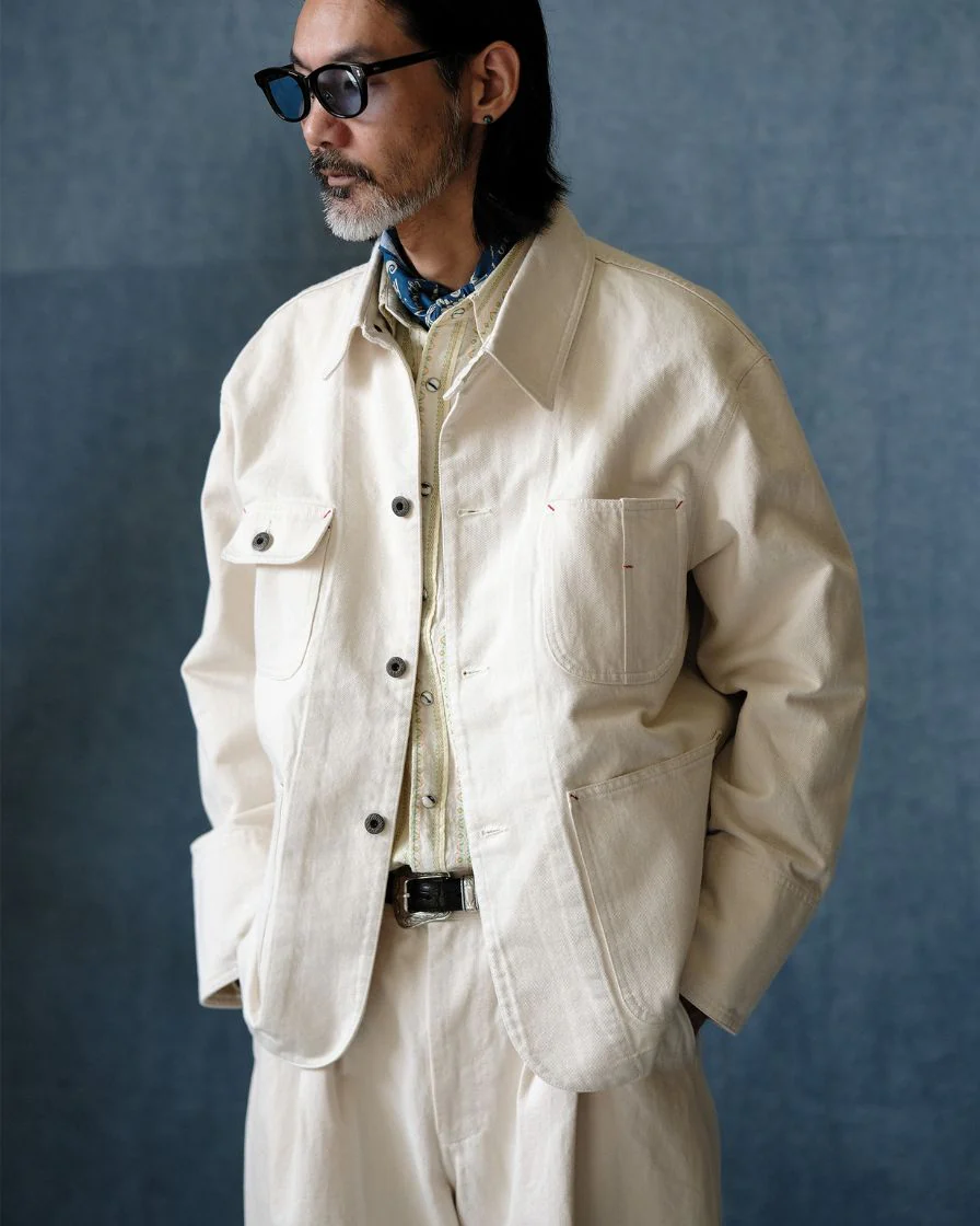 French Chore Denim Jacket - 'Work Blues' - Image 10