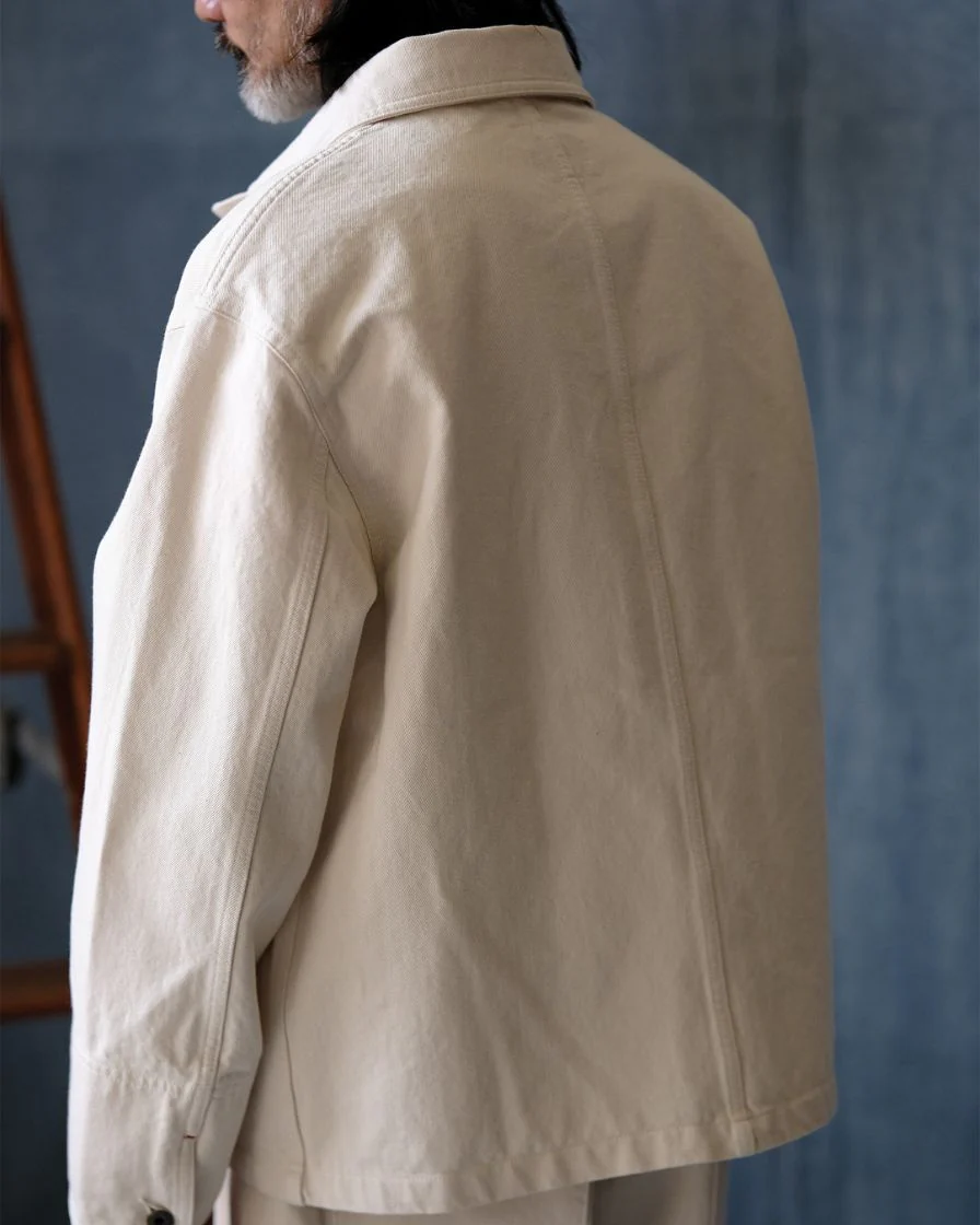 French Chore Denim Jacket - 'Work Blues' - Image 11