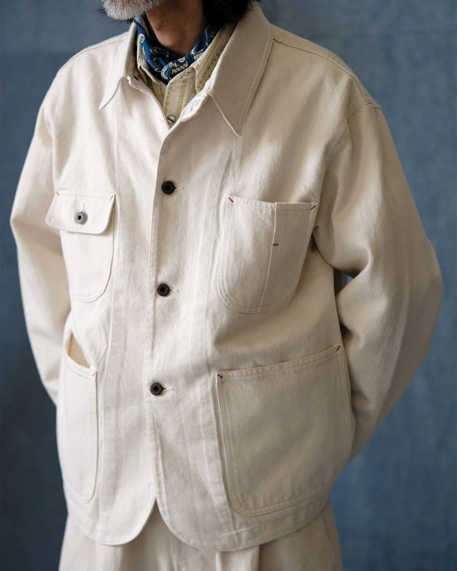French Chore Denim Jacket - 'Work Blues' - Image 12