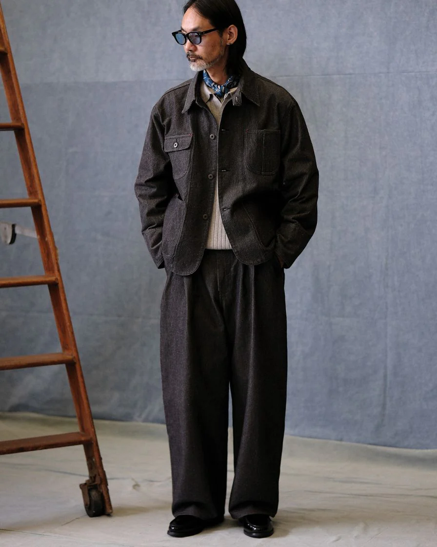 French Chore Denim Jacket - 'Work Blues' - Image 3