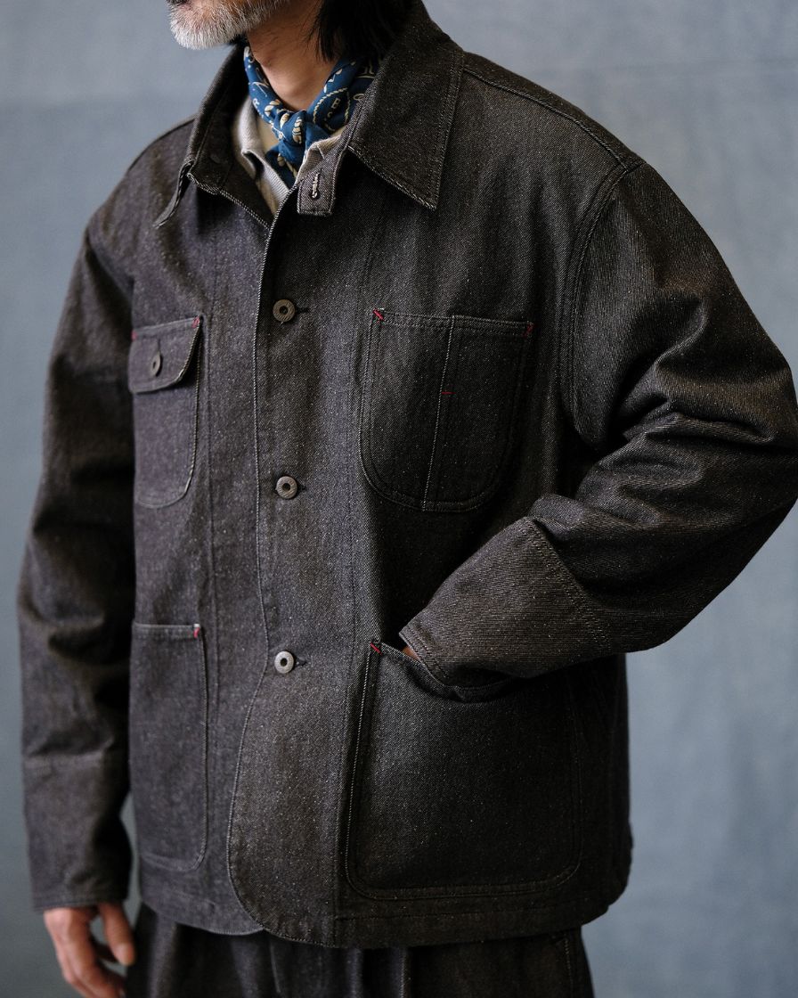 French Chore Denim Jacket - 'Work Blues' - Image 4