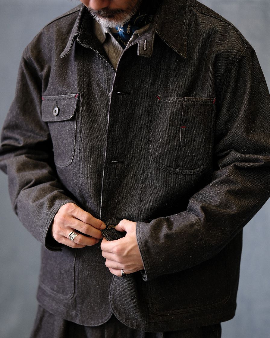 French Chore Denim Jacket - 'Work Blues' - Image 5