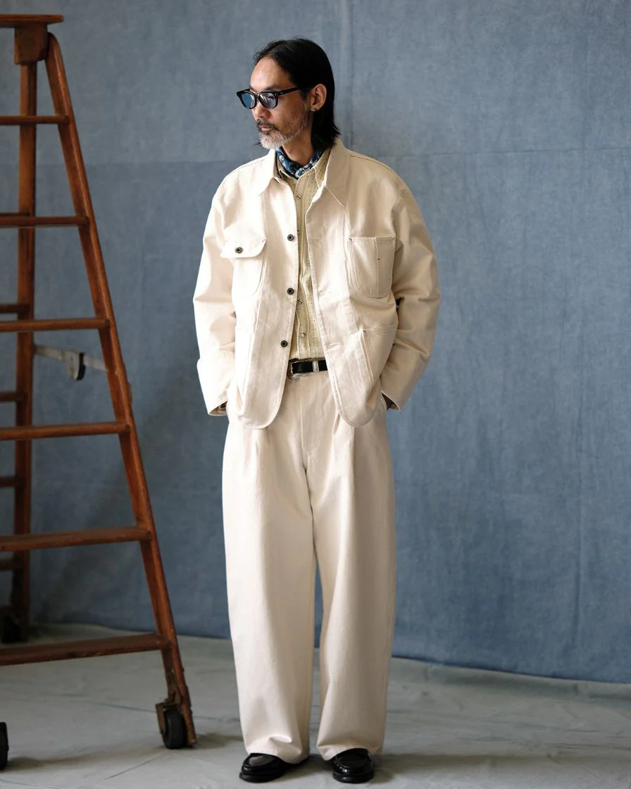 French Chore Denim Jacket - 'Work Blues' - Image 8